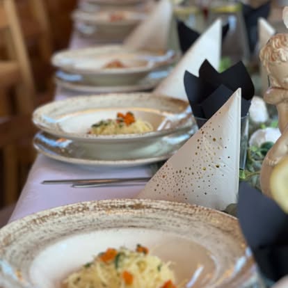 Przygotowane wnętrze restauracji